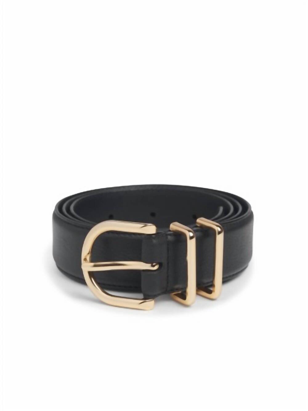 NEW FAVORITE DAUGHTER women's the fancy juni belt in black/gold
